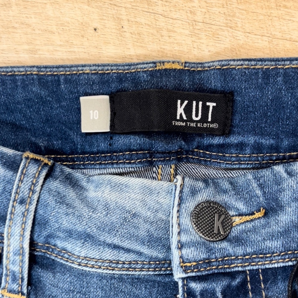 NWT Kut From The Kloth Women’s Greta Ankle Bootcut Jeans Size 10 - Picture 5 of 11
